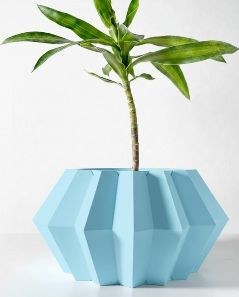Pflanztopf „Jun“ – Geometrische Harmonie in 3D-Design