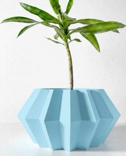 Pflanztopf „Jun“ – Geometrische Harmonie in 3D-Design