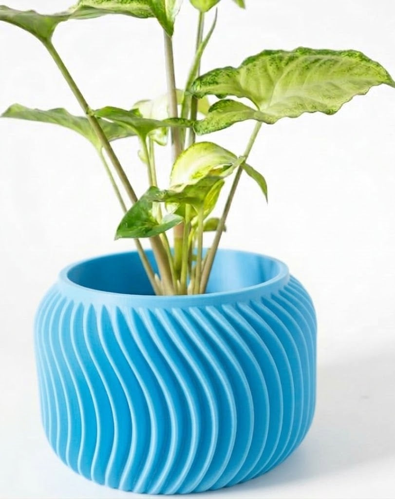 Vilex Pflanztopf – 3D-Design mit dynamischer Wellenstruktur