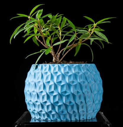 Hexa Planter Pot – 3D-Pflanztopf mit Facettenschliff