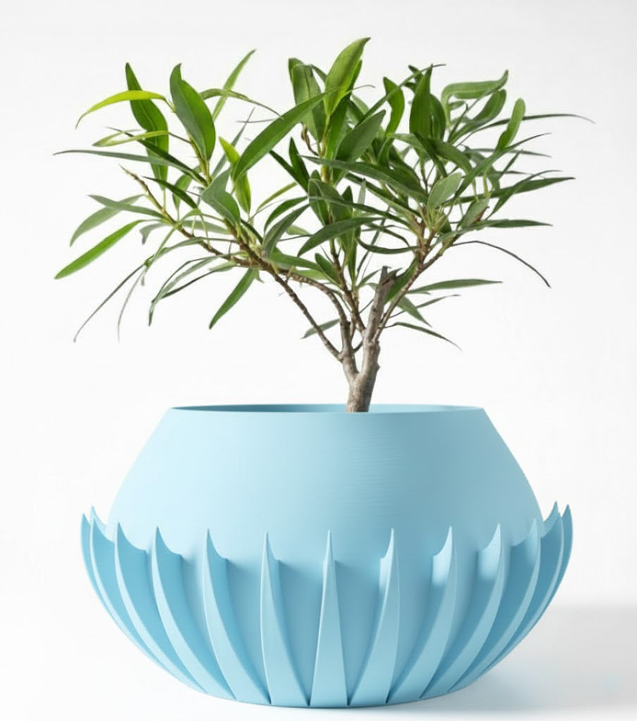 Der Lavis – Skulpturaler 3D-Pflanztopf mit dynamischer Bodenstruktur