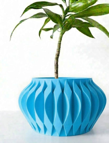 Sevi Pflanztopf – Dreidimensionale Eleganz in floraler Form