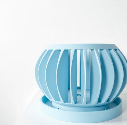 Rene Pflanztopf – Offener 3D-Orchideentopf mit integriertem Belüftungssystem und Abtropfschale