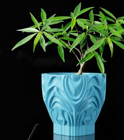 Corru Pflanztopf – Skulpturales 3D-Design für stilvolle Pflanzeninszenierung