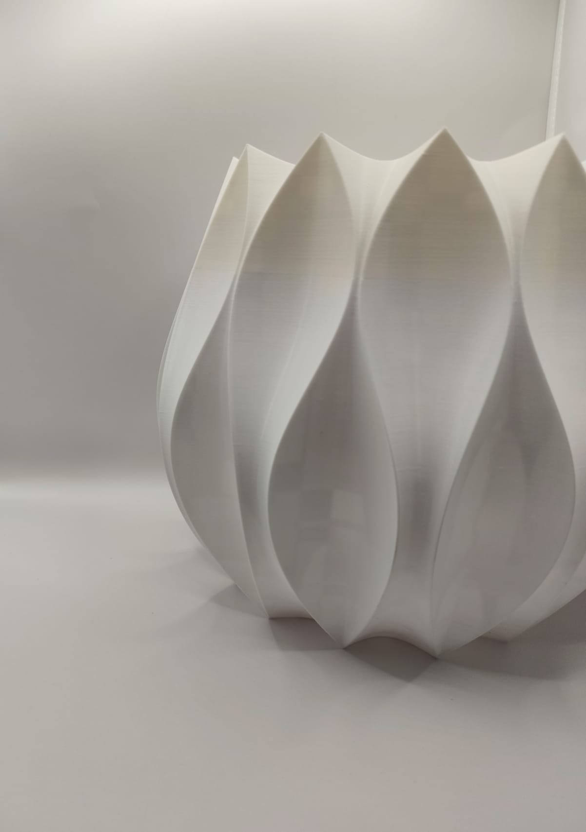 Abyssal Planter Pot 2 Die skulpturale Wellen Schale 3D-Pflanztopf