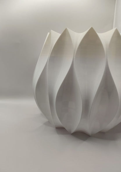 Abyssal Planter Pot 2 Die skulpturale Wellen Schale 3D-Pflanztopf