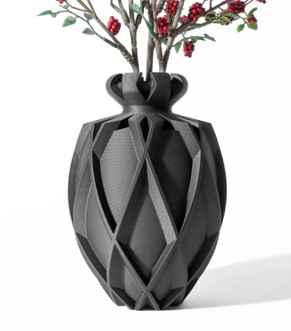 Vase „Jari-Vase“ – Moderne Opulenz in geometrischer Perfektion