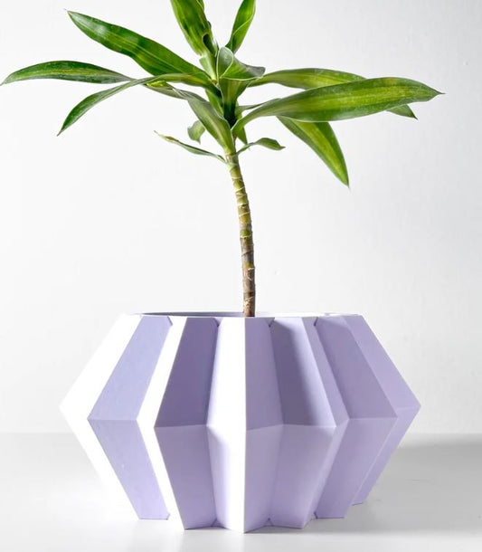 Pflanztopf „Jun“ – Geometrische Harmonie in 3D-Design