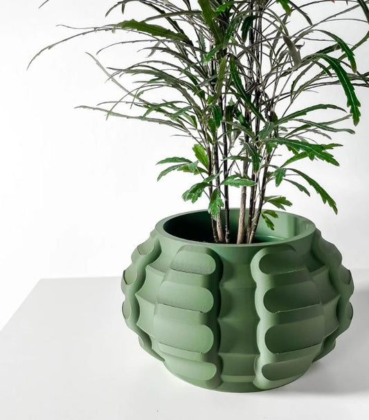 Jute 3D Pflanztopf – Organische Struktur trifft digitale Präzision