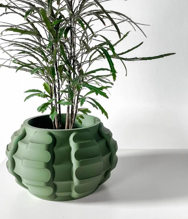 Jute 3D Pflanztopf – Organische Struktur trifft digitale Präzision