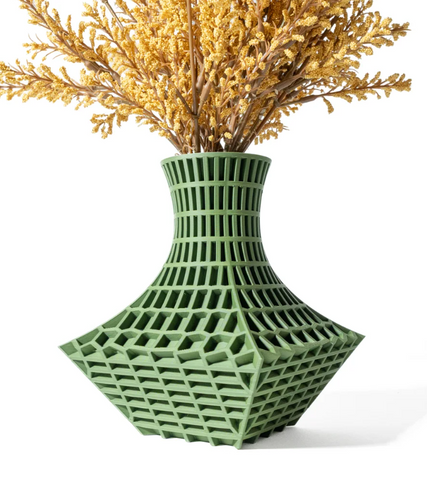 Vase „Juve-Vase“ – Geometrische Raffinesse trifft auf skulpturale Eleganz