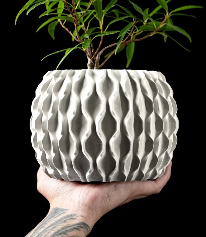 Kettenpflanzer – Organische Struktur trifft 3D-Design