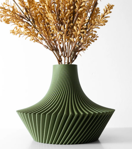 Vase „Kitan Short Vase“ – Eleganz in Bewegung