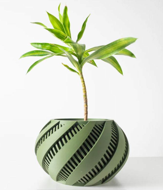 Krato – Der 3D-Pflanztopf mit dynamischem Lamellen-Design