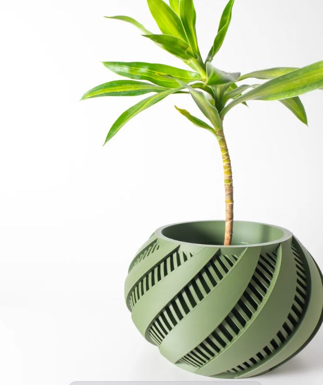 Krato – Der 3D-Pflanztopf mit dynamischem Lamellen-Design