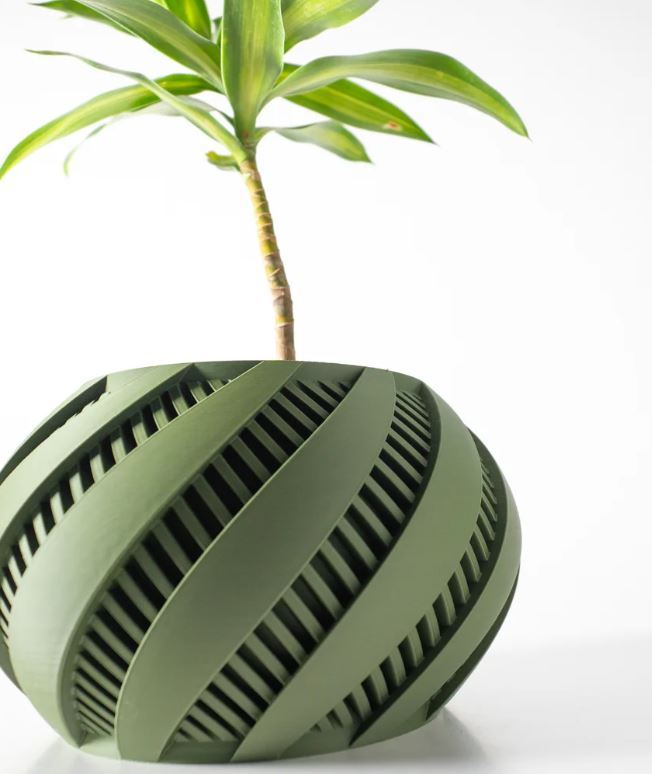 Krato – Der 3D-Pflanztopf mit dynamischem Lamellen-Design
