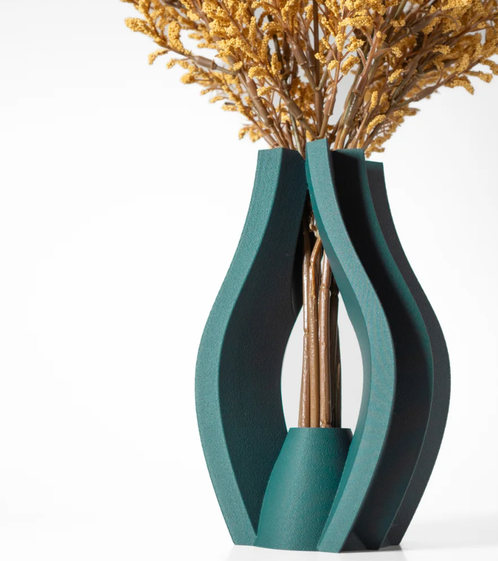 Vase „Krono-Vase“ – Skulpturales Design mit offener Eleganz