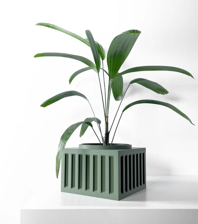 Larix Pflanztopf – Architektonisches Statement mit Kante