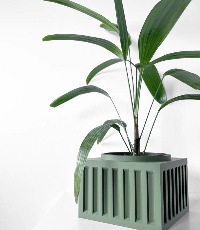 Larix Pflanztopf – Architektonisches Statement mit Kante