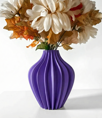 Vase „Darin-Vase“ – Eleganz in Bewegung