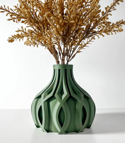 Vase „Linse-Kurzvase“ – Organische Eleganz in kompakter Form