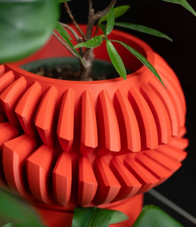 Luxira Planter Pot V2 – Geometrische Kraft im 3D-Design