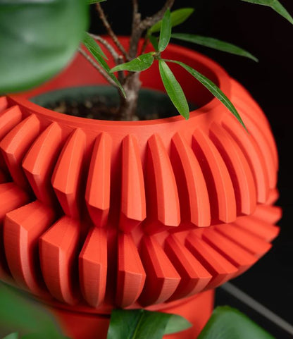 Luxira Planter Pot V2 – Geometrische Kraft im 3D-Design