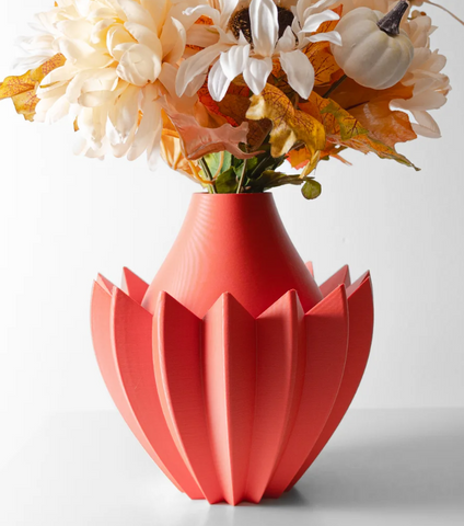 Vase „Makio-Vase“ – Skulpturale Blütenkraft für dein Zuhause