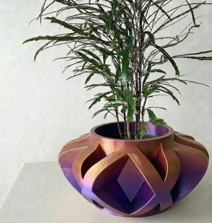 Sono 3D Pflanztopf – Kunstvolle Präzision trifft florales Design