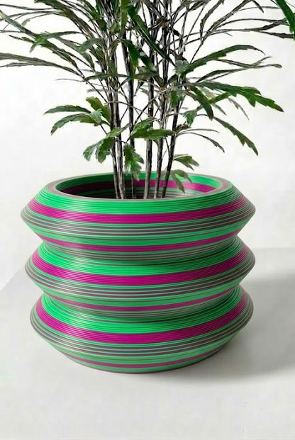 Sima 3D Pflanztopf – Geometrie in Bewegung