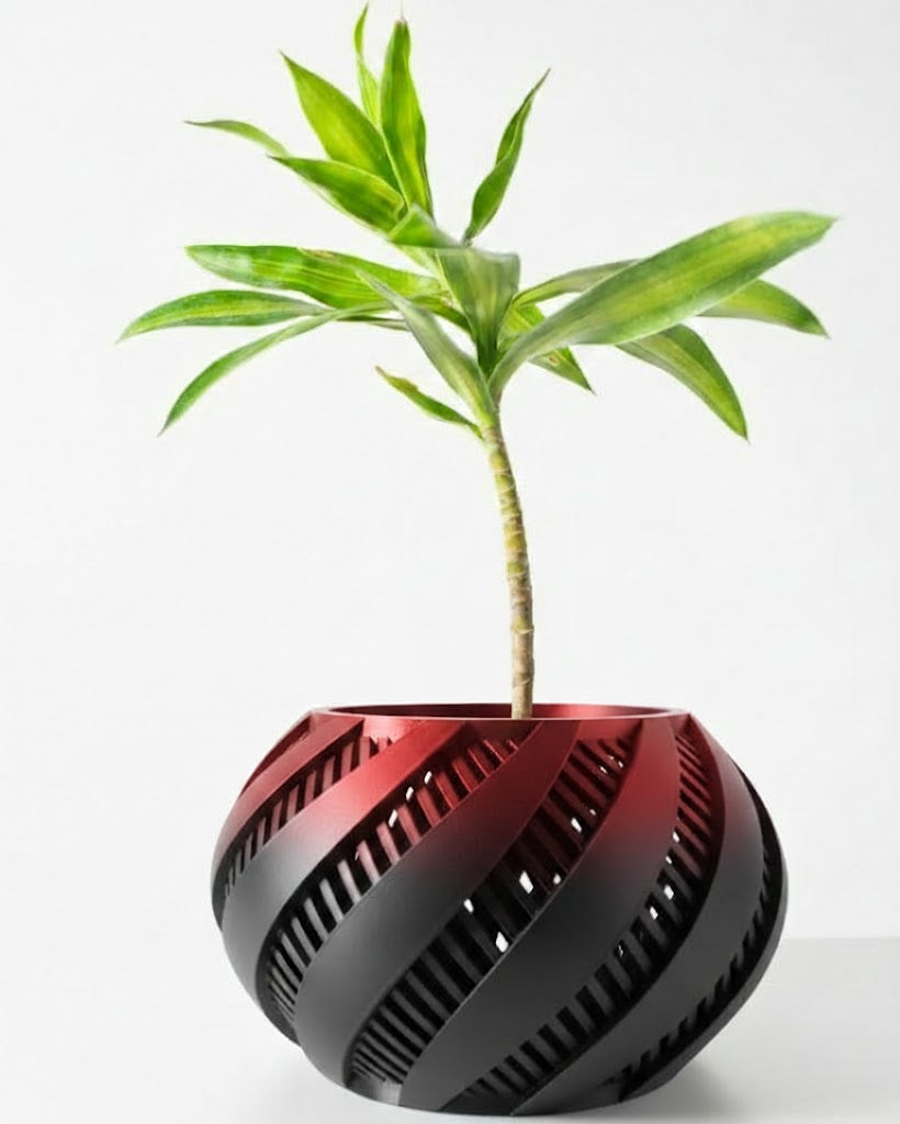 Krato – Der 3D-Pflanztopf mit dynamischem Lamellen-Design