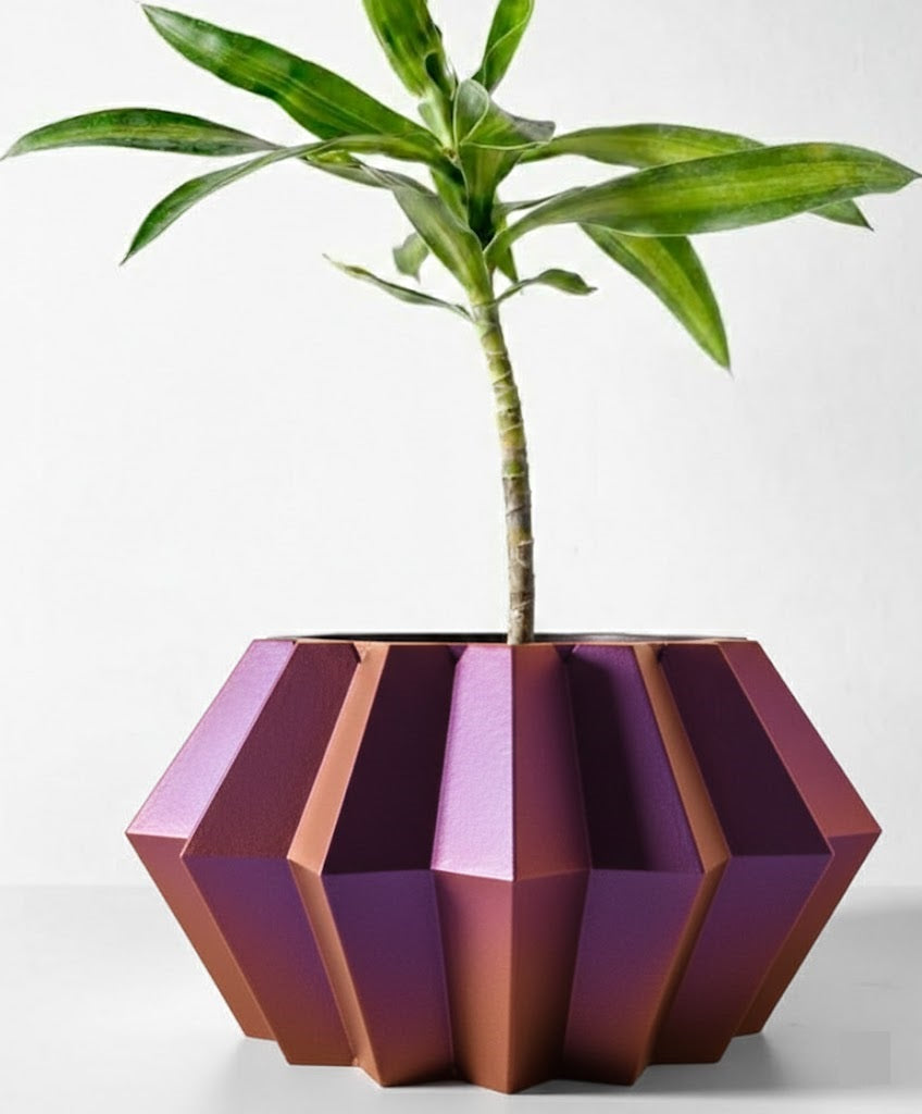 Pflanztopf „Jun“ – Geometrische Harmonie in 3D-Design