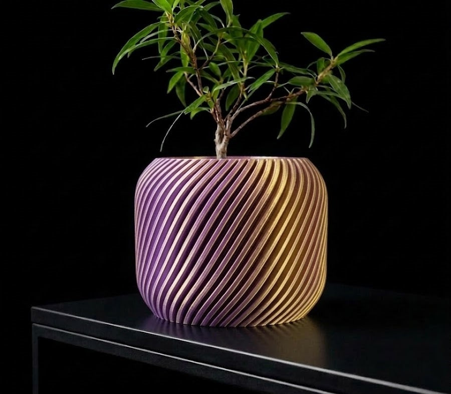 Schräger Pflanztopf – 3D-Design trifft auf Perspektivwechsel