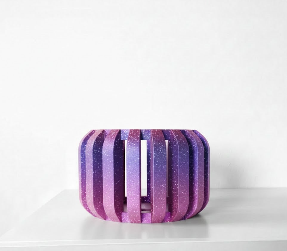 Frenor Pflanztopf – Moderner 3D-Orchideentopf mit weicher Lamellenform und Belüftungssystem