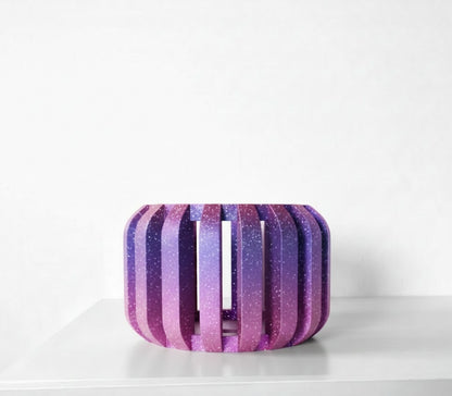 Frenor Pflanztopf – Moderner 3D-Orchideentopf mit weicher Lamellenform und Belüftungssystem