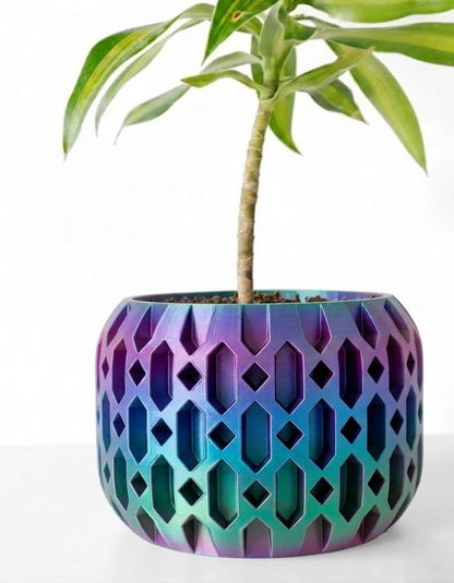 Ritar – Der geometrische 3D-Pflanztopf mit Statement-Struktur