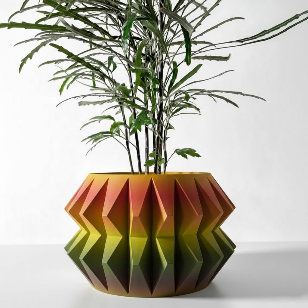 Almin 3D Pflanztopf – Geometrische Eleganz in Vollendung