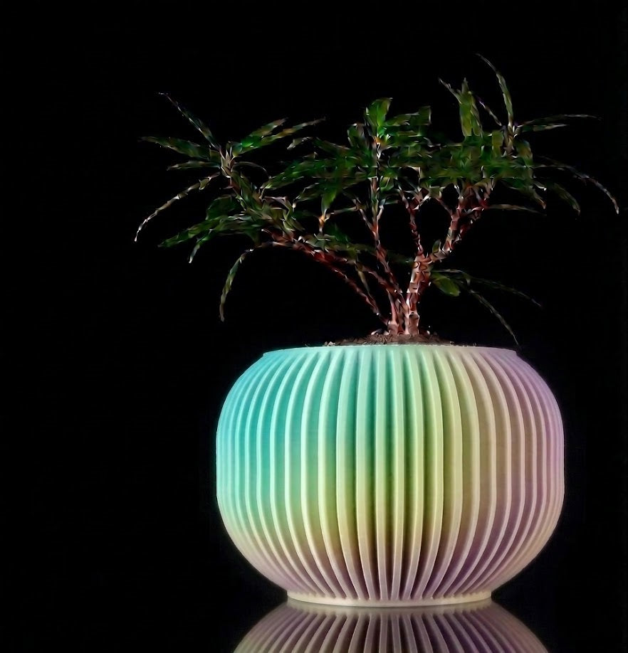Yuso 3D Pflanztopf – Minimalismus trifft auf organische Eleganz