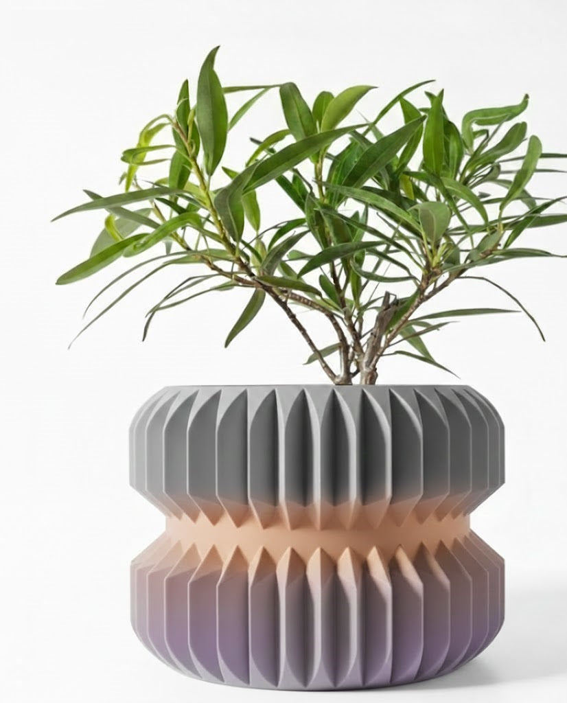 Der Pilas – 3D-Pflanztopf mit markantem Stufenprofil