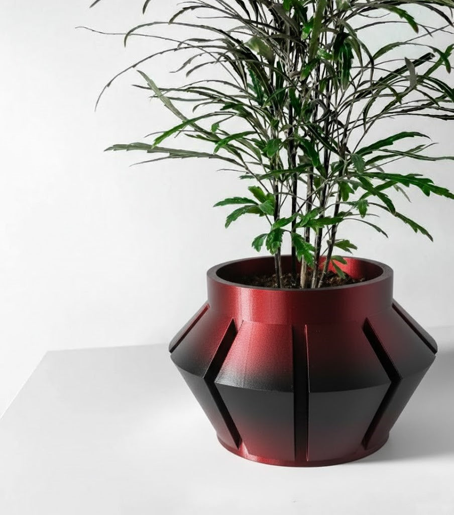 Erno 3D Pflanztopf – Geometrische Klarheit in innovativer Form