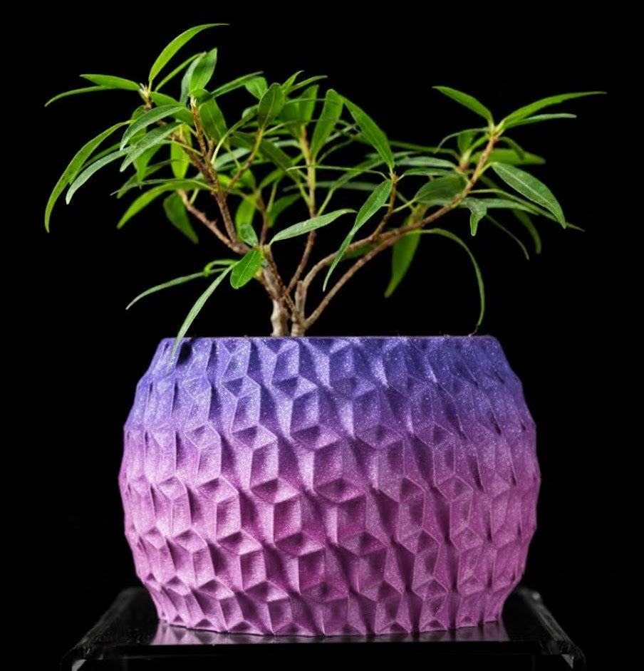 Hexa Planter Pot – 3D-Pflanztopf mit Facettenschliff