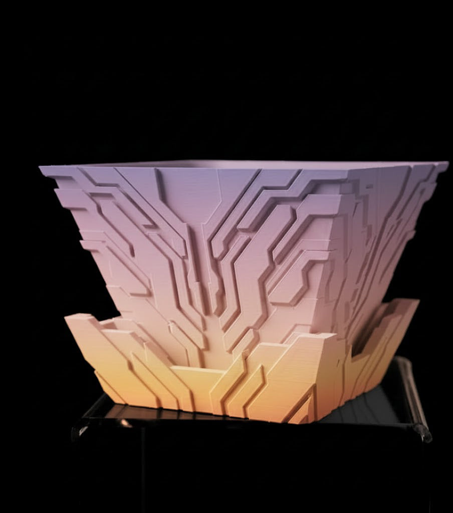 Uplink – Der 3D Pflanztopf mit digitaler Struktur