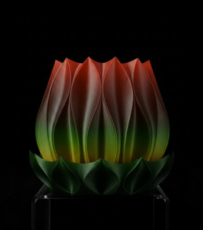 Abyssal Planter Pot 2 Die skulpturale Wellen Schale 3D-Pflanztopf