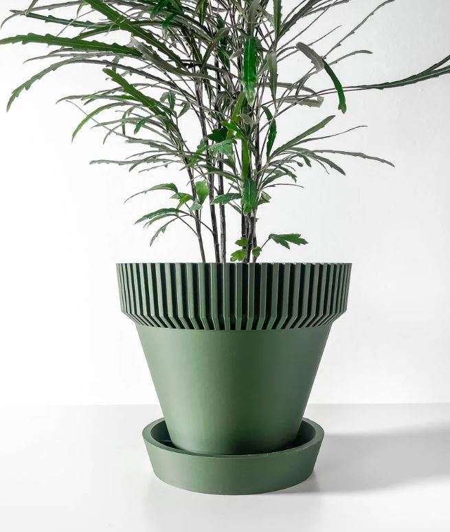 Nari 3D Pflanztopf – Minimalismus trifft auf Struktur