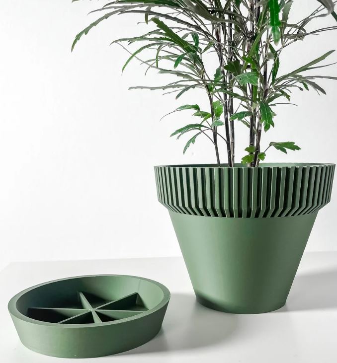 Nari 3D Pflanztopf – Minimalismus trifft auf Struktur