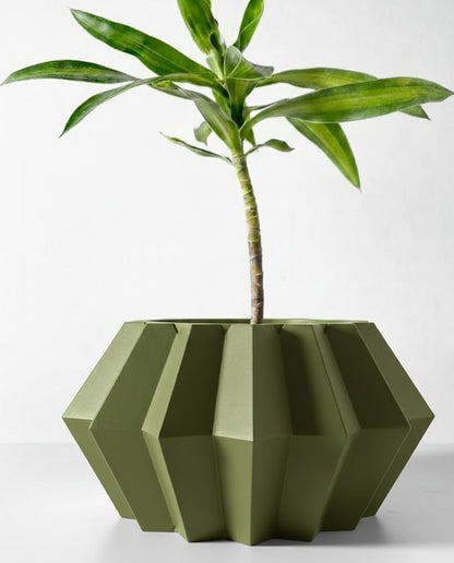 Pflanztopf „Jun“ – Geometrische Harmonie in 3D-Design