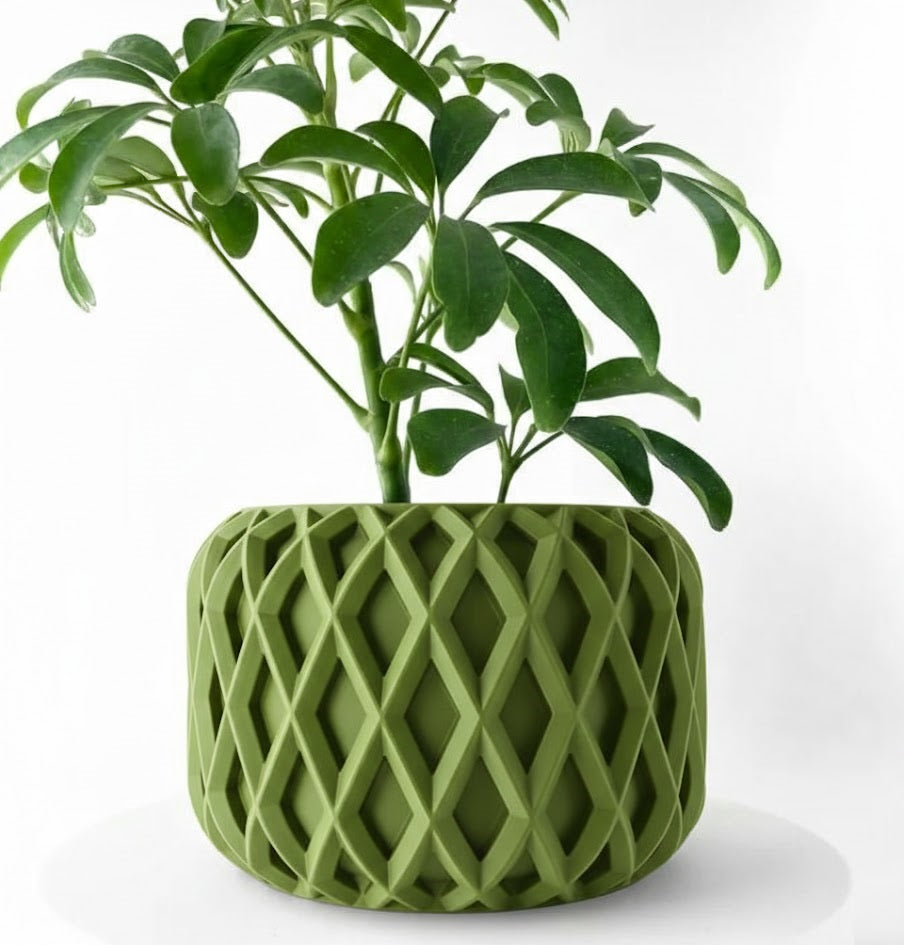 Kinao Pflanztopf – Kunstvolle Geometrie in Perfektion