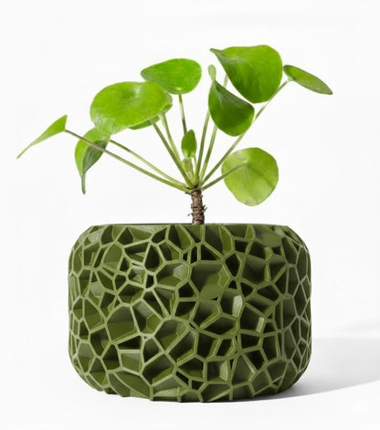 Der Vori – Organischer 3D-Pflanztopf im Voronoi-Look