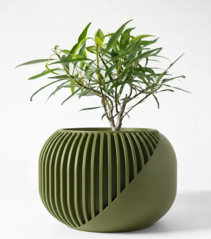 Der Narvo – 3D-Pflanztopf mit dynamischem Lamellen-Design