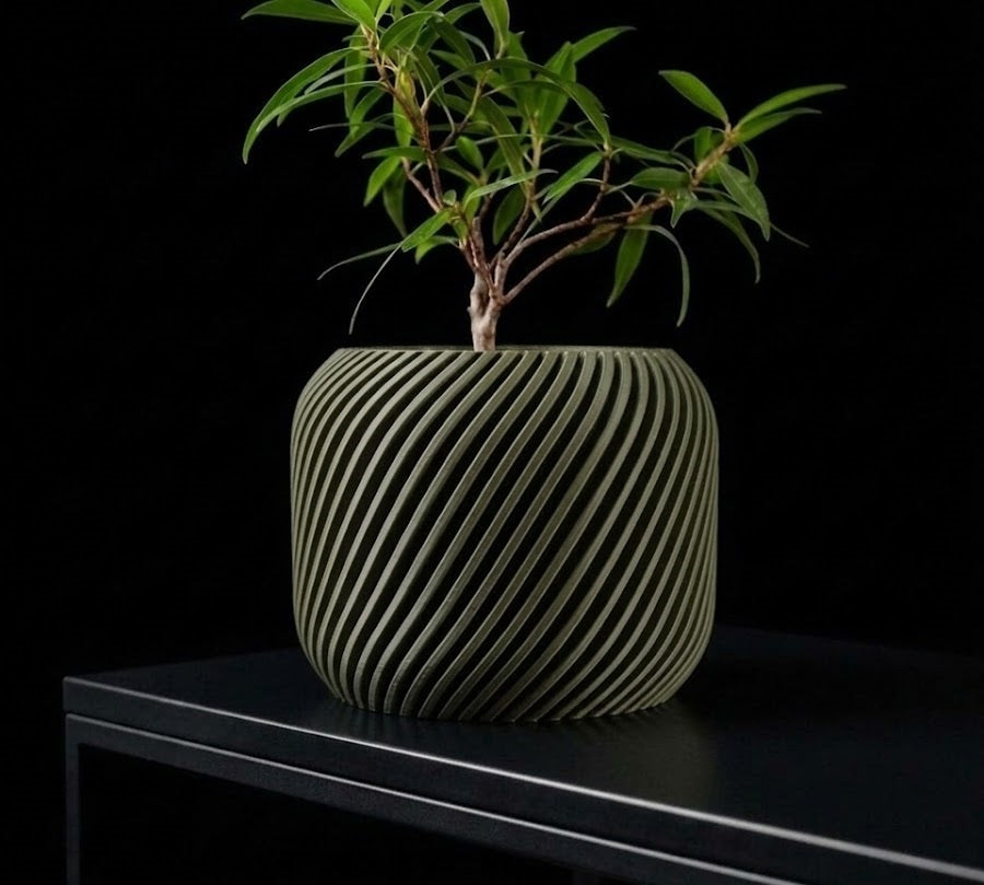 Schräger Pflanztopf – 3D-Design trifft auf Perspektivwechsel